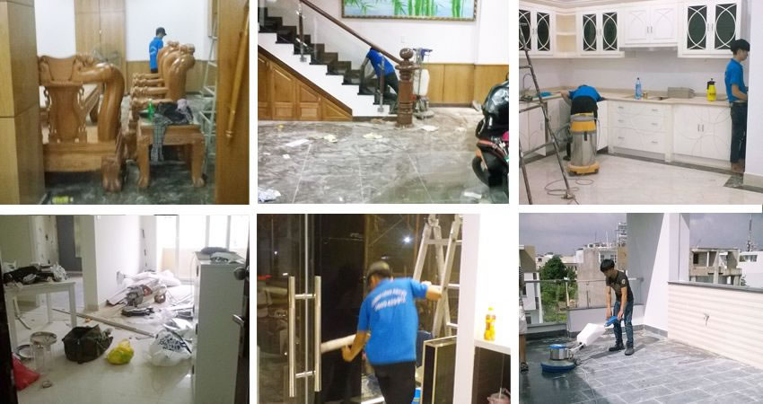 Dịch vụ vệ sinh sau xây dựng tại TP VInh Nghệ An